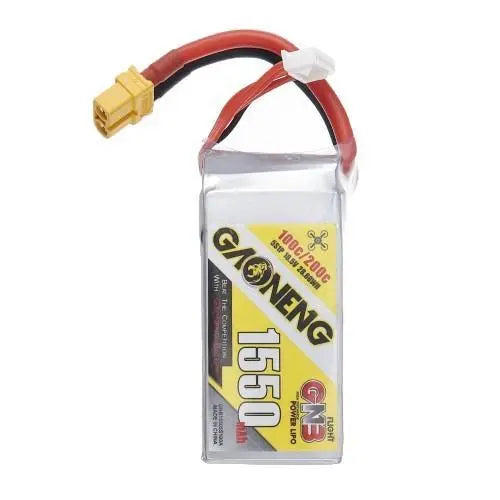 GNB 1550mAh 18.5v 5S 100C - XT60 Lipo Battery with Plastic Plate