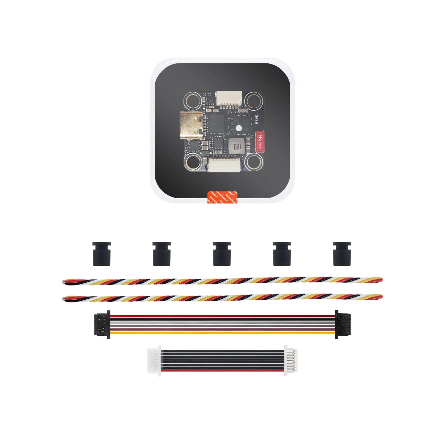 Hummingbird 200 RaceSpec Flight Controller – AT32F435 20x20 FC with Built-in ELRS 2.4GHz for FPV Racing