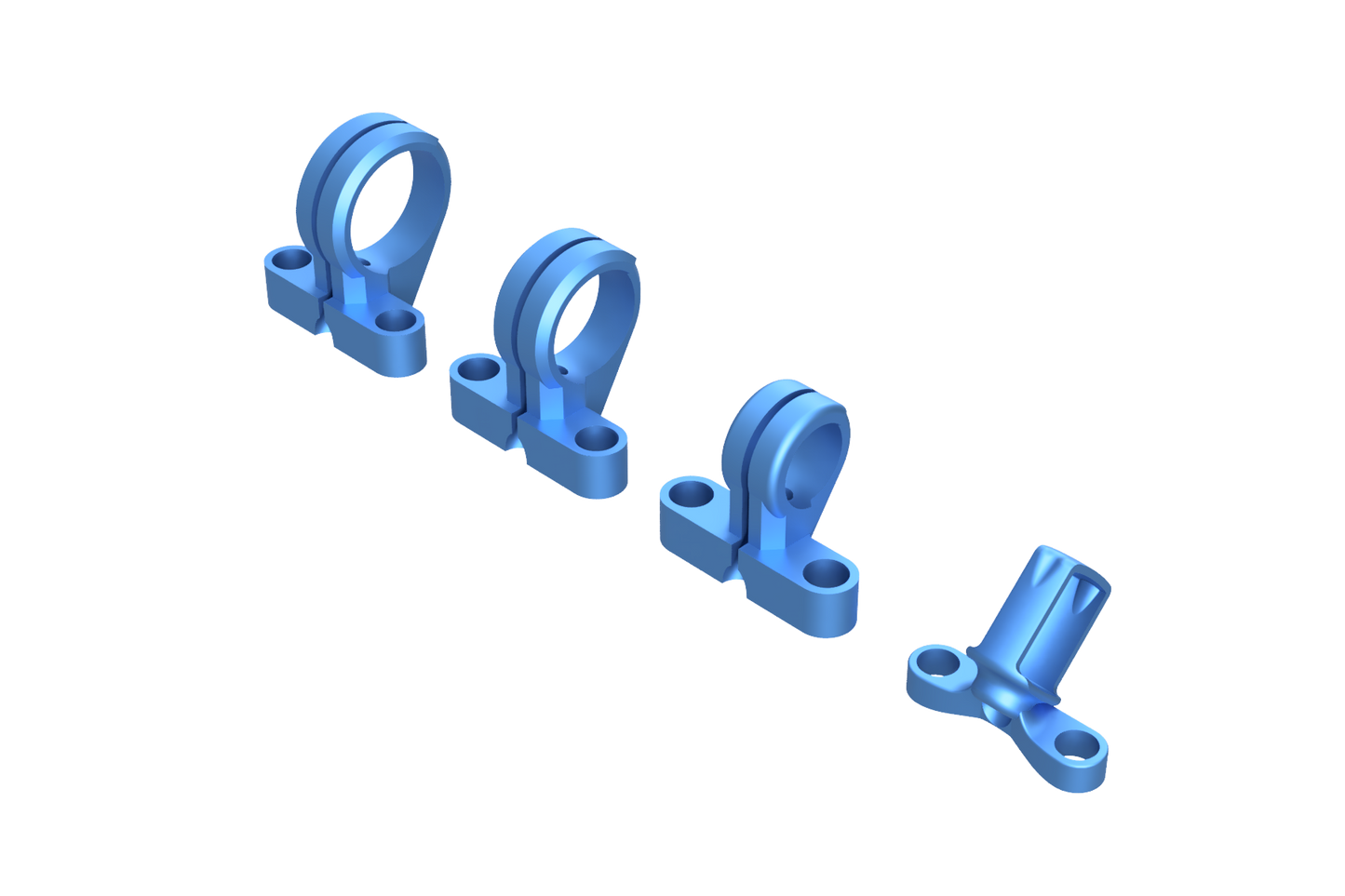 DinDrones OZR-5X - Antenna mounts