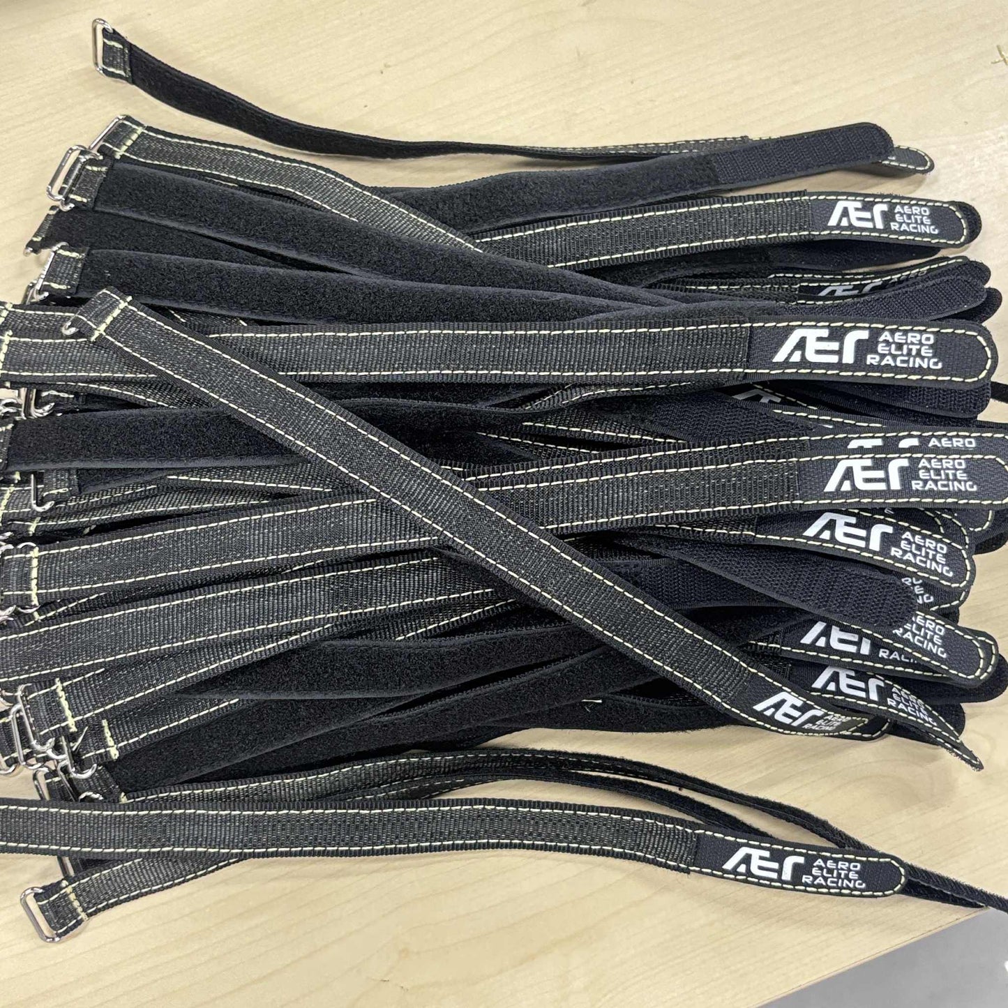 DinDrones AER 20x350mm Full Kevlar Battery Strap with metal buckle