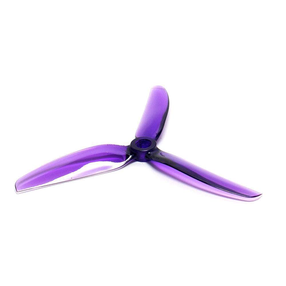 HQ Prop V2S 5x4.3x3 5043-3 / 5" Tri-Blade FPV Drone Freestyle Props (4 Pack) - Choose Color