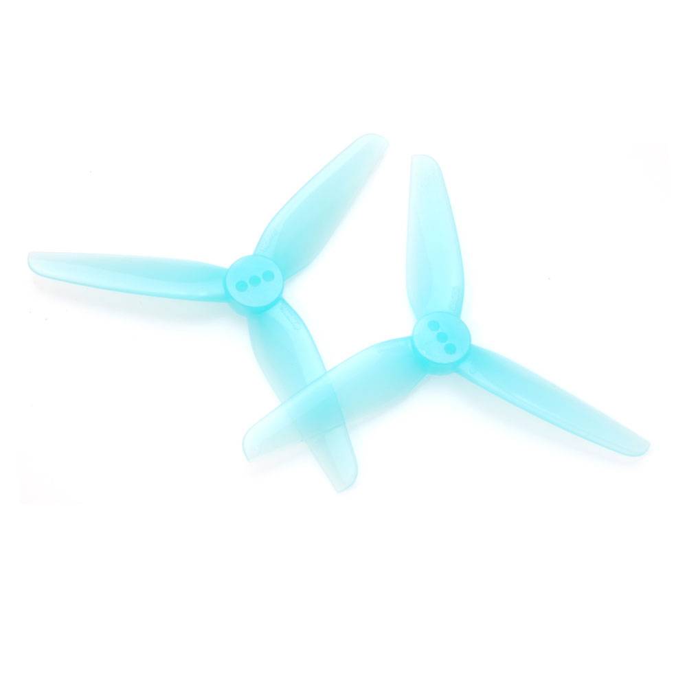 HQ Prop HeadsUp Tiny 3018-3 / 3" Tri-Blade TinyTrainer Spec FPV Drone Props for 2mm Shaft T-Mounted (4 Pack) - Choose Color