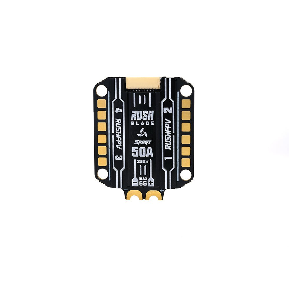 RUSHFPV Blade Sport 50A 30x30 F4 3-6S 4-in-1 24-128k ESC