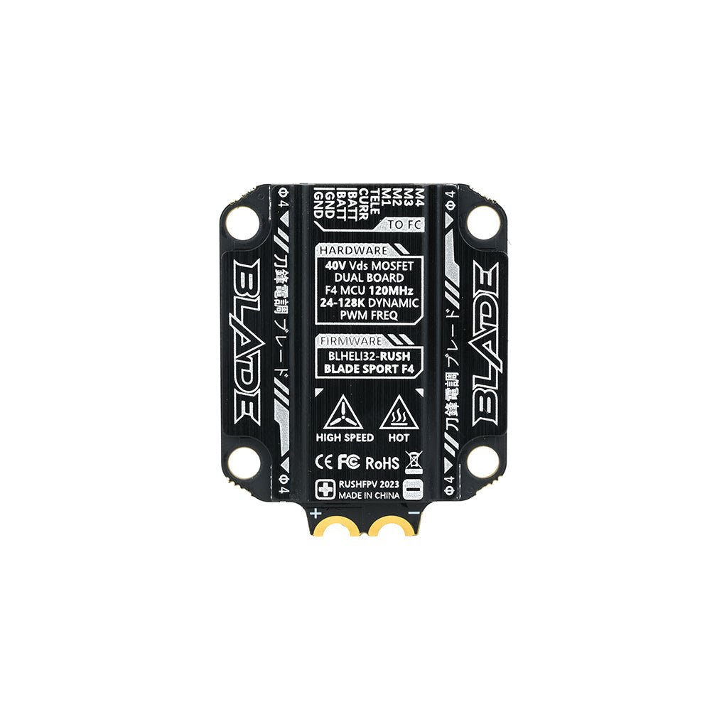 RUSHFPV Blade Sport 50A 30x30 F4 3-6S 4-in-1 24-128k ESC