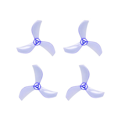 NewBeeDrone Azi (Tri Blade) Micro Propellers 31mm - 1.0mm Shaft (4CCW+4CW)