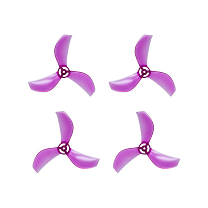 NewBeeDrone Azi (Tri Blade) Micro Propellers 31mm - 1.0mm Shaft (4CCW+4CW)