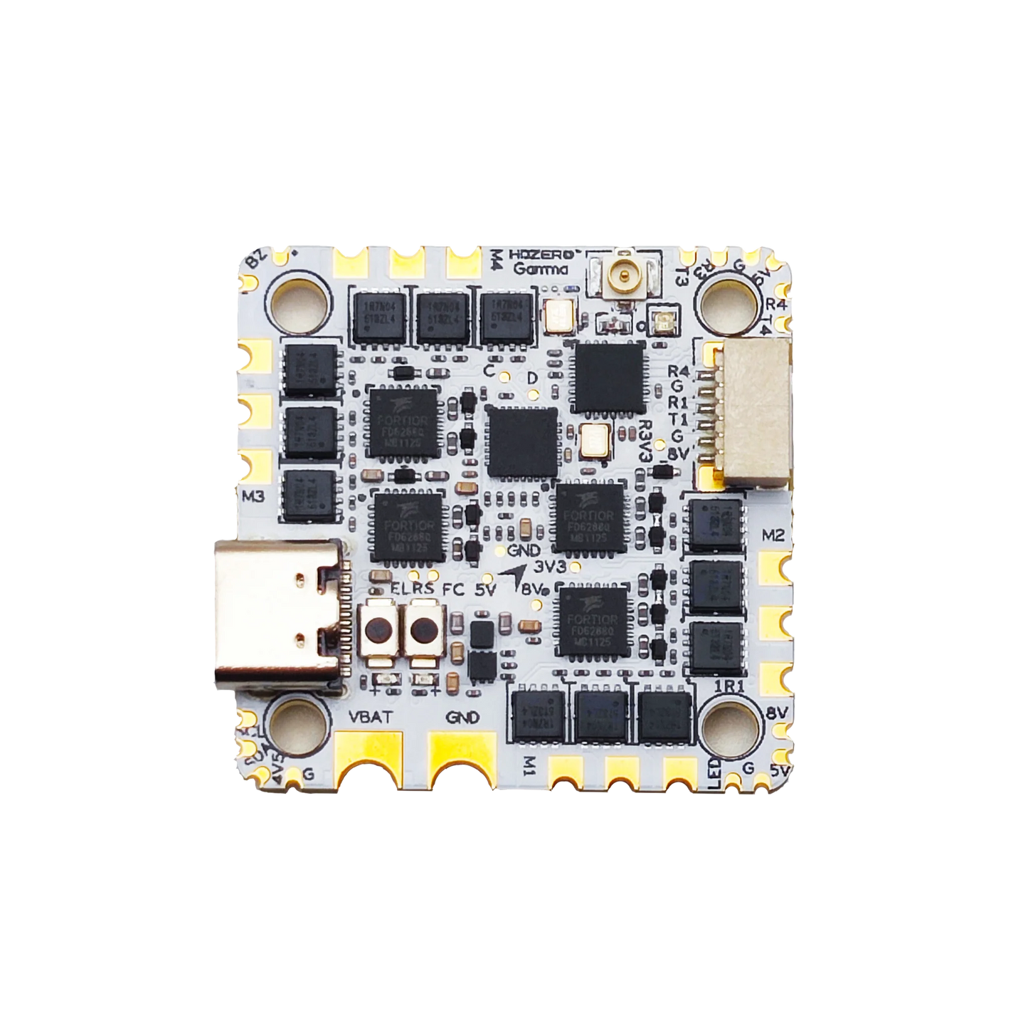 HDZero Gamma 45A HD-Ready AIO with Built-in ELRS (25.5×25.5mm for 2.5–4in Digital Builds)