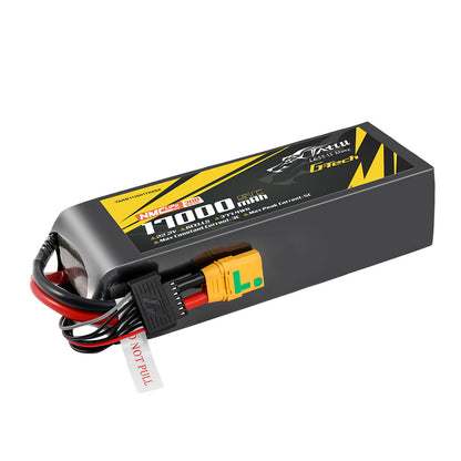 Tattu Semi-Solid State 300Wh/kg 17000mAh 10C 22.2V 6S1P G-Tech Lipo Battery Pack with XT90S-F