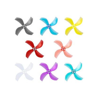 NewBeeDrone Azi (Quad Blade) Micro Propellers 31mm -0.8mm Shaft (4CCW+4CW)