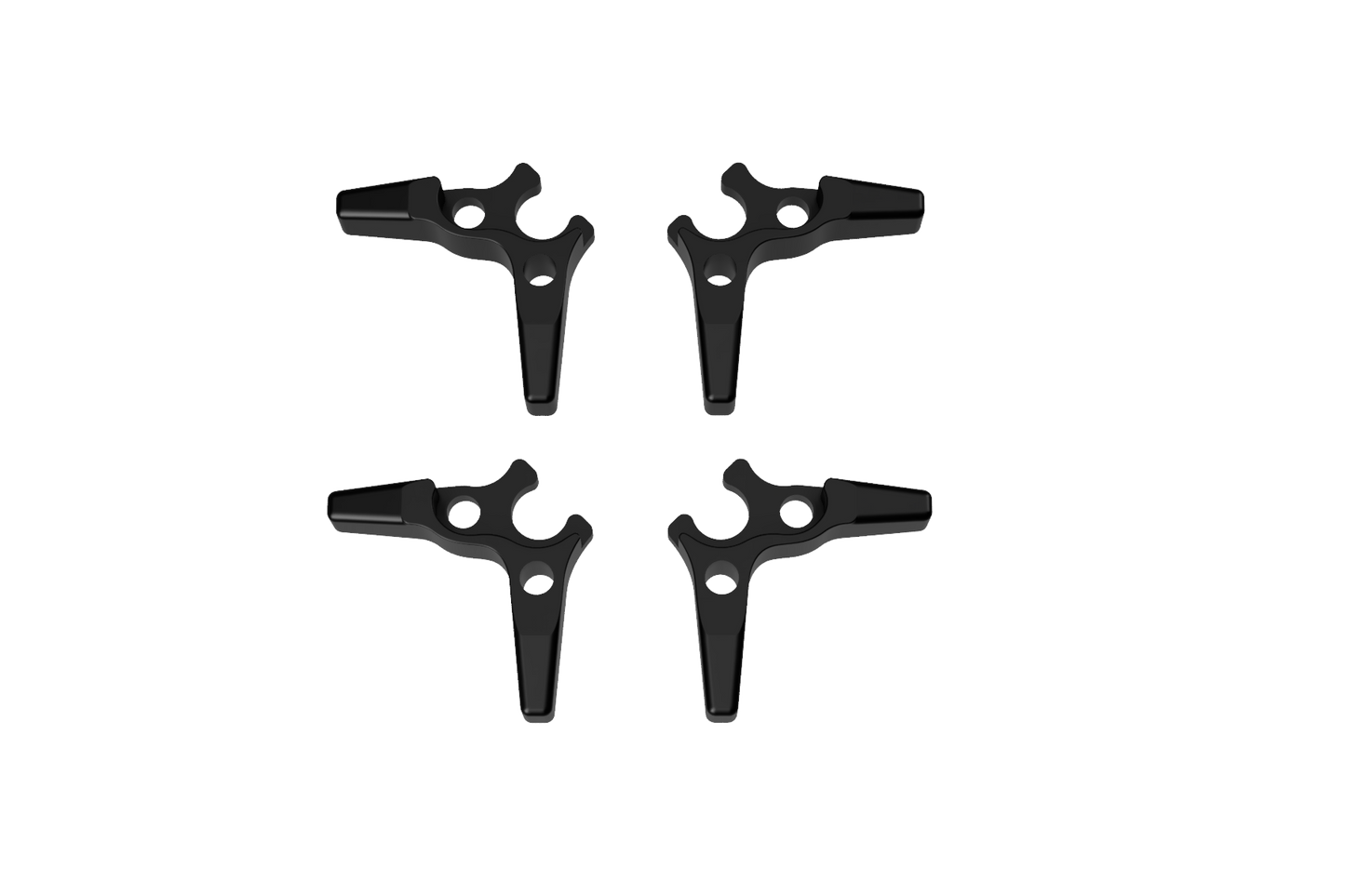 DinDrones OZR-5X - PAHT-CF Motor protection L&R (set of 4)