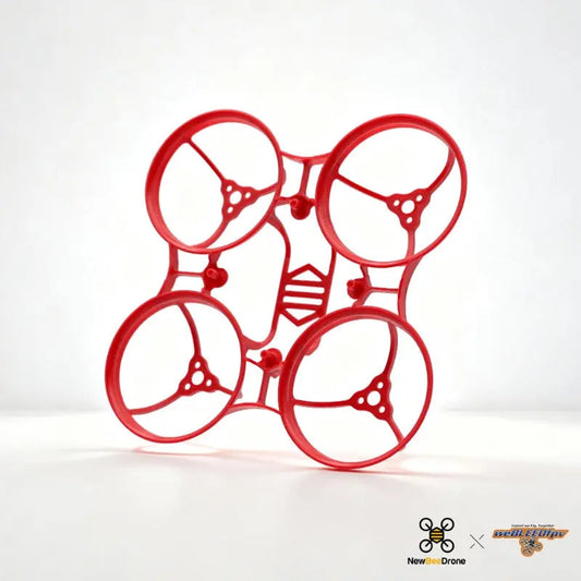 NewBeeDrone X weBLEEDfpv Cockroach LiteAF RED Frame