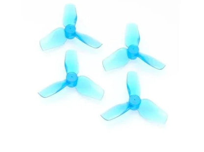 HQ Prop 31mm 1210-3 / 1.2" Tri-Blade Micro/Whoop FPV Drone Props for 1mm Shaft (4 Pack) - Choose Color