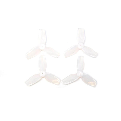 HQ Prop 31mm 1210-3 / 1.2" Tri-Blade Micro/Whoop FPV Drone Props for 1mm Shaft (4 Pack) - Choose Color