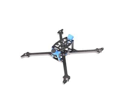 DinDrones OZR-5X 5" racing frame — assembled render
